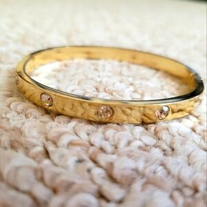 Women's gold crystal bracelet